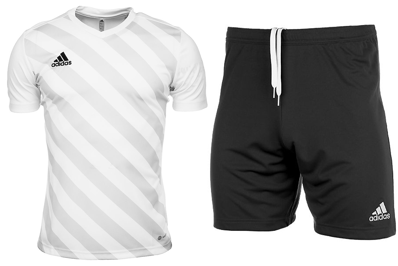 adidas Detský športový set Tričko Krátke Nohavice Entrada 22 Graphic Jersey HF0120/H57502