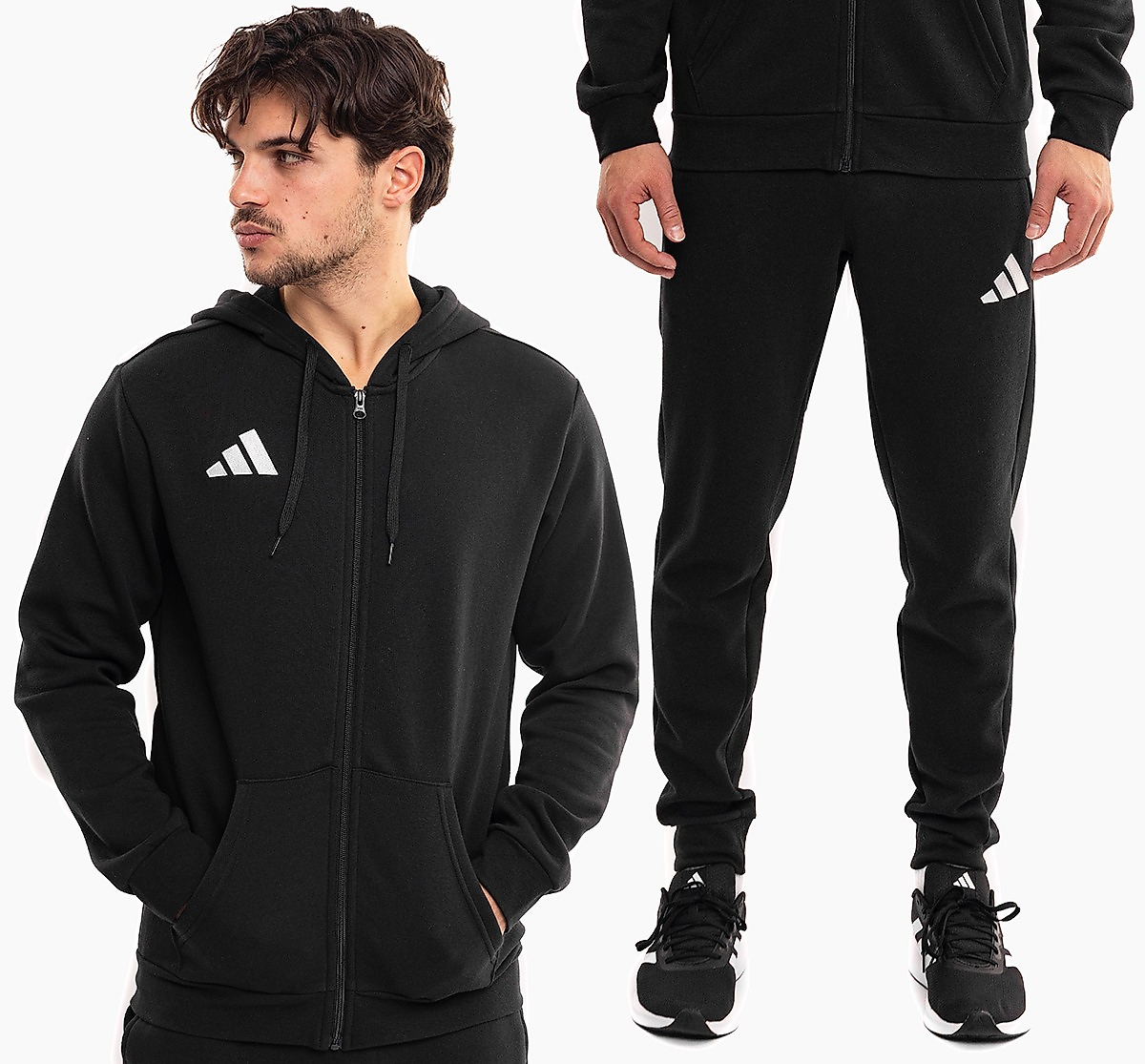 adidas Pánska súprava Entrada 26 Full Zip Hoody KF5945/JZ9138