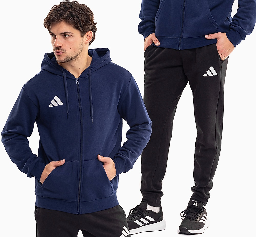adidas Pánska tepláková súprava Entrada 26 Full Zip Hoody KF5946/JZ9138