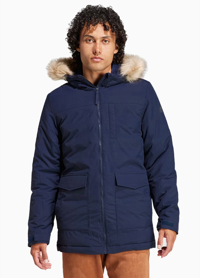 adidas Pánska bunda Hooded Fur IK0552 adidas Pánska bunda Hooded Fur IK0552
