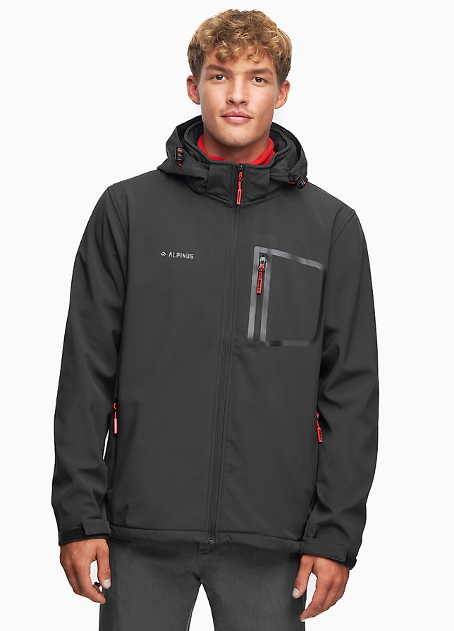 Alpinus Pánska Bunda Softshell Stenshuvud BR43371 Alpinus Pánska Bunda Softshell Stenshuvud BR43371