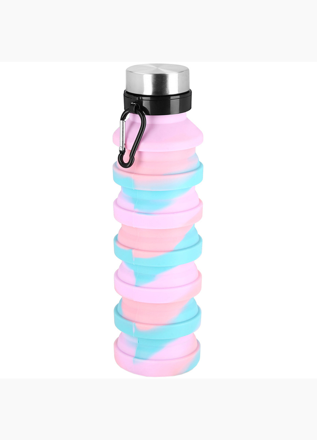 Spokey Skladacia silikónová fľaša 550 ml Jump 941258 Spokey Skladacia silikónová fľaša 550 ml Jump 941258