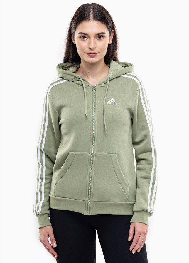 adidas Dámska mikina Essentials FL 3S Full-Zip Hoodie JP2352 adidas Dámska mikina Essentials FL 3S Full-Zip Hoodie JP2352