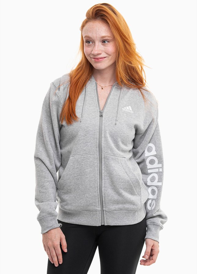 adidas Dámska mikina Essentials Linear Full-Zip French Terry Hoodie IC6866 adidas Dámska mikina Essentials Linear Full-Zip French Terry Hoodie IC6866