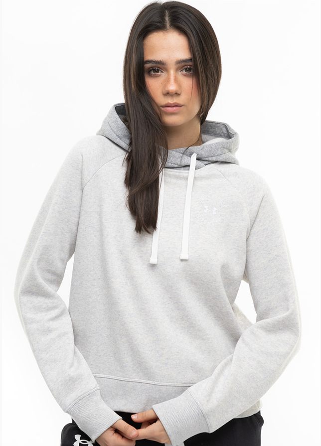 Under Armour Dámska mikina Rival Fleece CB Hoodie 1373031 014 Under Armour Dámska mikina Rival Fleece CB Hoodie 1373031 014