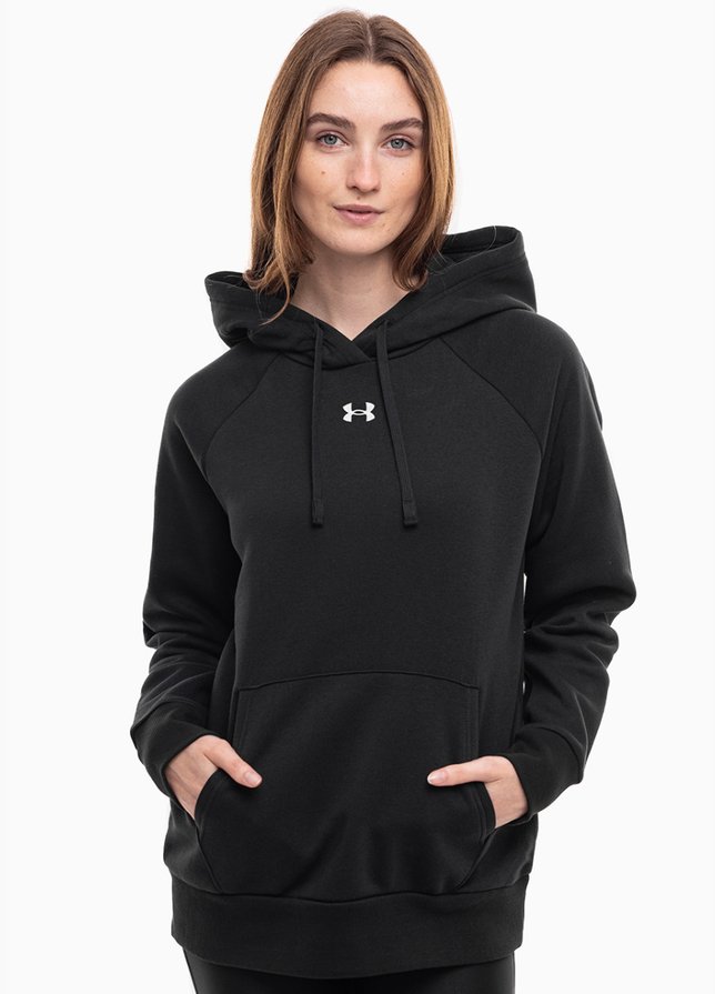 Under Armour Dámska mikina Rival Flecce Hoodie 1379500 001 Under Armour Dámska mikina Rival Flecce Hoodie 1379500 001