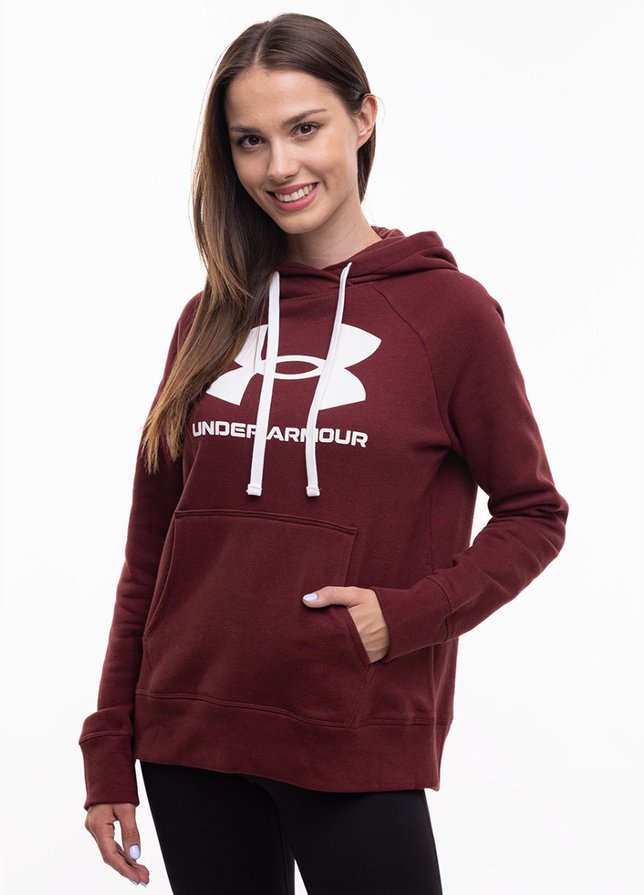 Under Armour Mikina Dámska Rival Fleece Logo Hoodie 1356318 690 Under Armour Mikina Dámska Rival Fleece Logo Hoodie 1356318 690