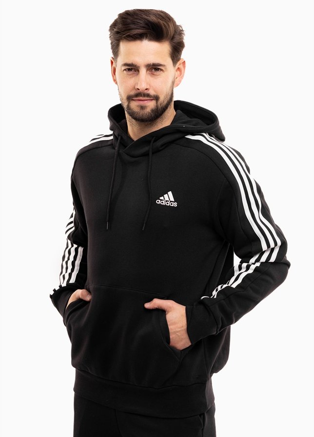 adidas Pánska mikina Essentials French Terry 3-Stripes Hoodie IC0435 adidas Pánska mikina Essentials French Terry 3-Stripes Hoodie IC0435