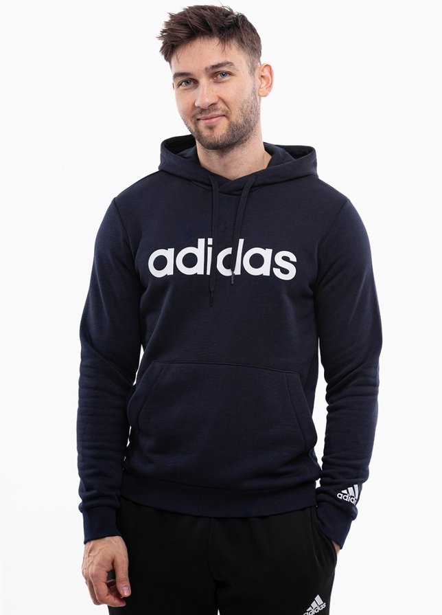 adidas Mikina Pánska Essentials French Terry Linear Logo Hoodie GK9066 adidas Mikina Pánska Essentials French Terry Linear Logo Hoodie GK9066