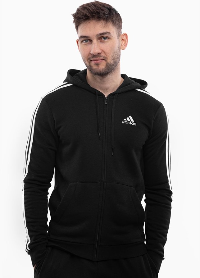 adidas Mikina Pánske Essentials Full-Zip Hoodie GK9051 adidas Mikina Pánske Essentials Full-Zip Hoodie GK9051