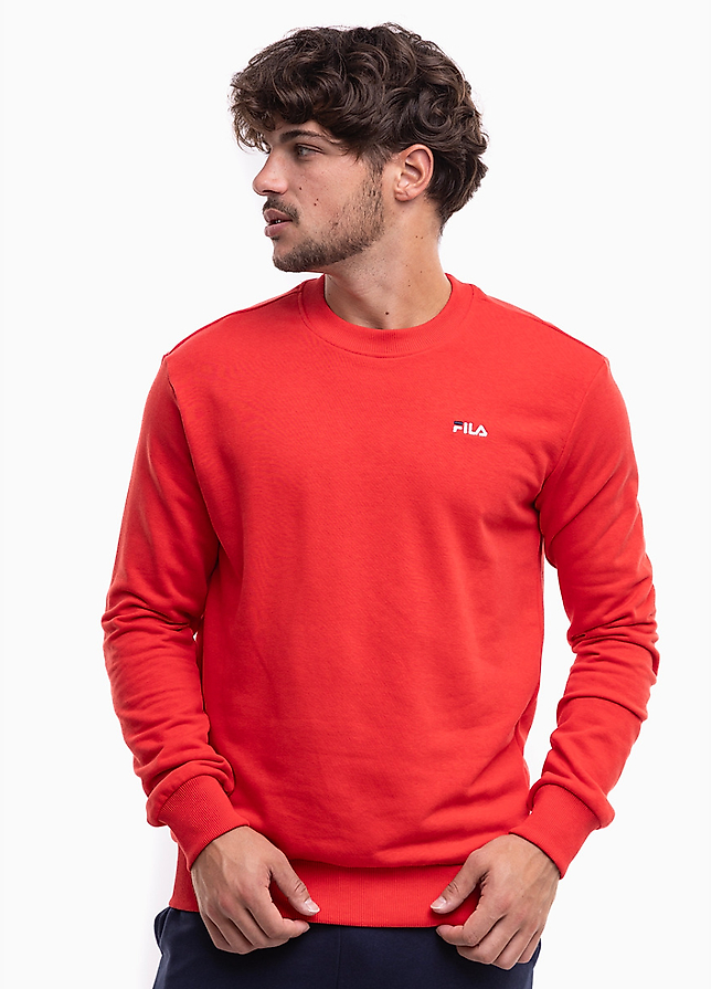 Fila Pánska mikina Leverano Regular Crew Sweat FAM0876 30002 Fila Pánska mikina Leverano Regular Crew Sweat FAM0876 30002