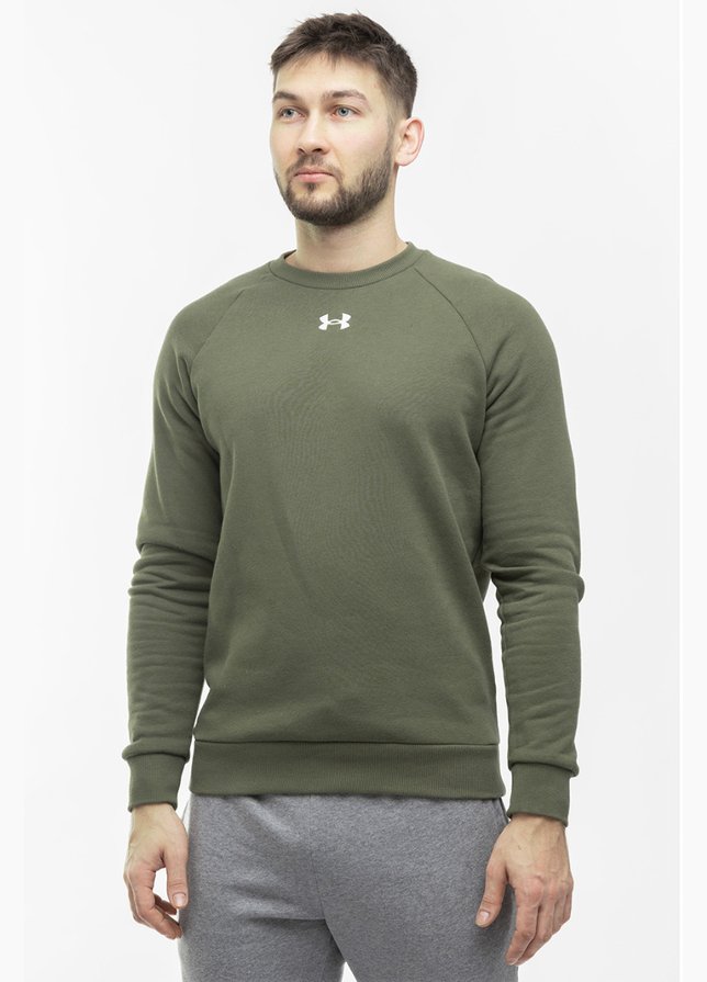 Under Armour Pánska mikina Rival Fleece Crew 1379755 390 Under Armour Pánska mikina Rival Fleece Crew 1379755 390