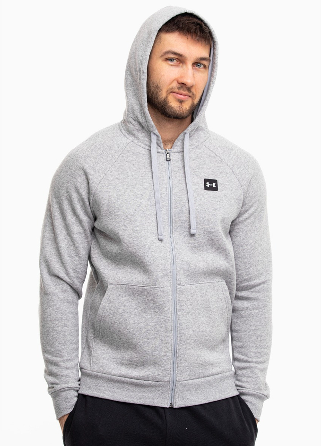 Under Armour Pánska mikina Rival Fleece FZ Hoodie 1357111 011 Under Armour Pánska mikina Rival Fleece FZ Hoodie 1357111 011