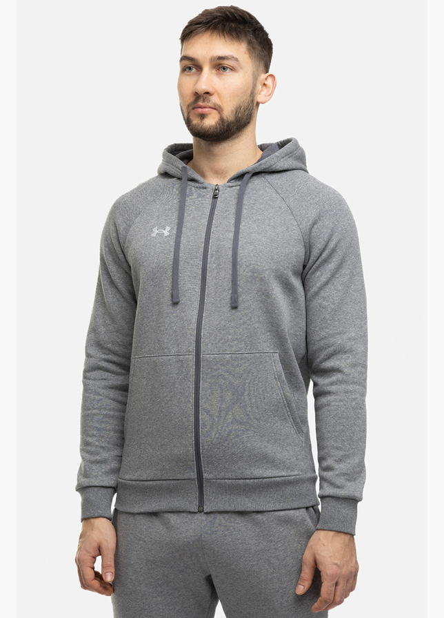 Under Armour Pánska mikina Rival Fleece FZ Hoodie 1379767 025 Under Armour Pánska mikina Rival Fleece FZ Hoodie 1379767 025