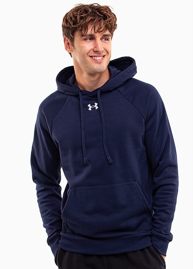 Under Armour Pánska mikina Rival Fleece Hoodie 1379757 410 Under Armour Pánska mikina Rival Fleece Hoodie 1379757 410