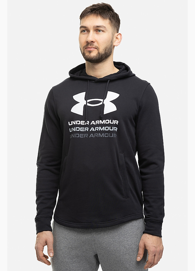 Under Armour Pánska mikina UA Rival Terry Graphic Hoodie 1386047 001 Under Armour Pánska mikina UA Rival Terry Graphic Hoodie 1386047 001