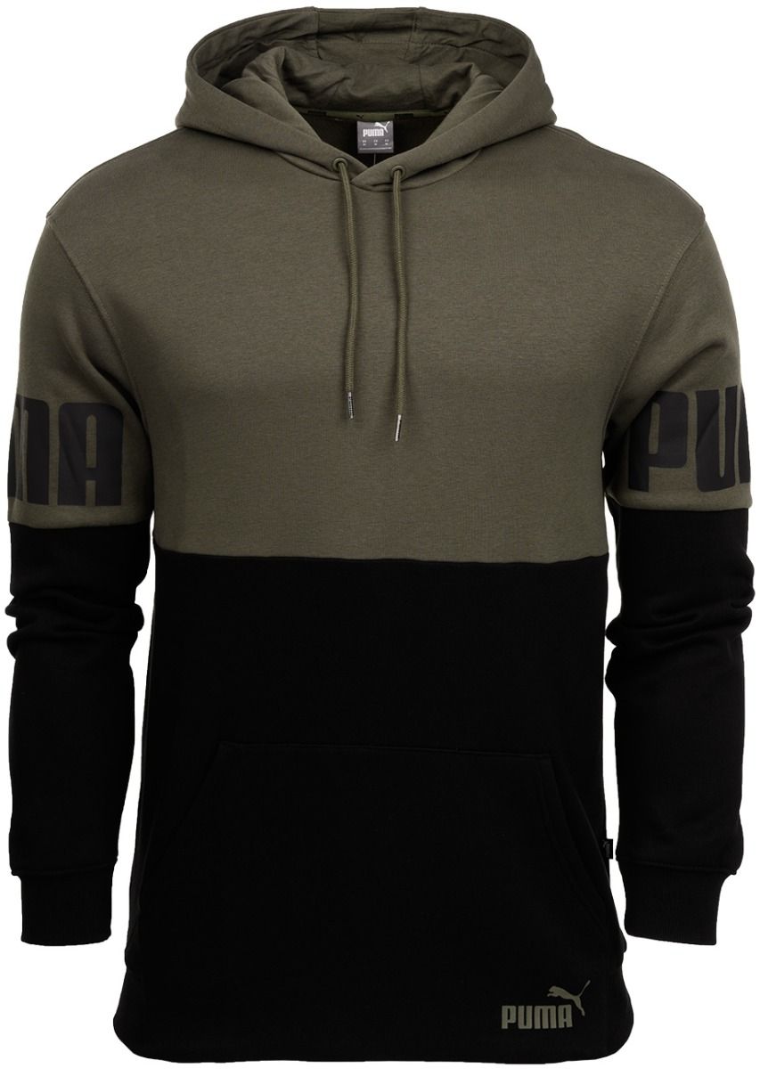 PUMA Mikina Pánske Power Colorblock Hoodie FL 846103 44