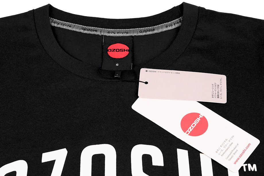 Ozoshi tričko pánske Atsumi čierny TSH O20TS007