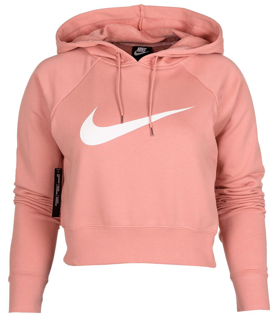 Nike Dámska Mikina W Swoosh Hoodie Crop FT BQ9754 605