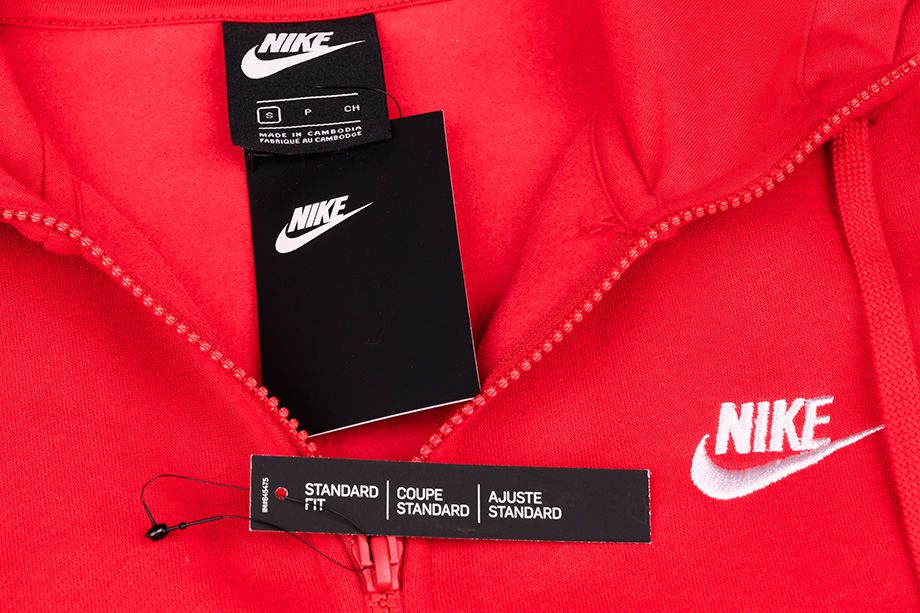 Nike pánska mikina na zips Club Hoodie BV2648 657