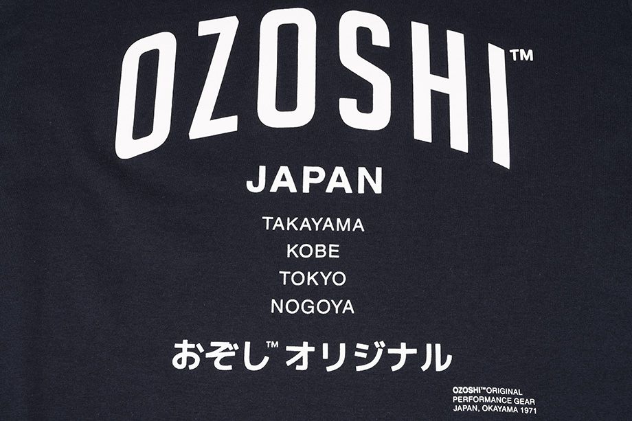 Ozoshi tričko pánske Atsumi modrý TSH O20TS007