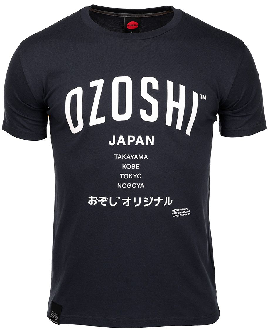 Ozoshi tričko pánske Atsumi modrý TSH O20TS007