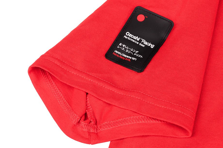 Ozoshi tričko pánske Naoto červený O20TSRACE004