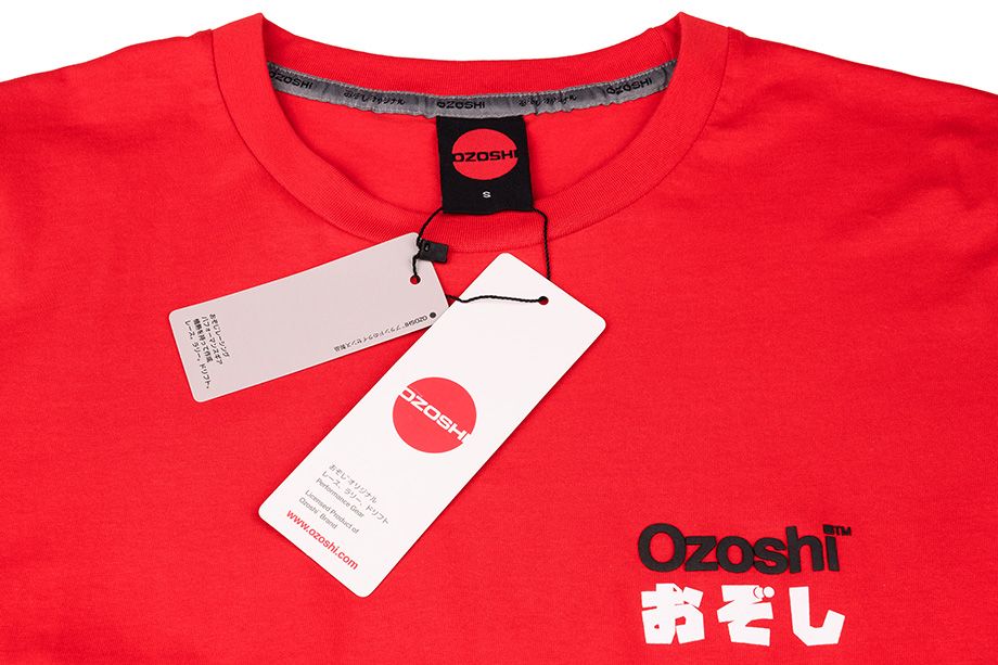 Ozoshi tričko pánske Isao červený TSH O20TS005
