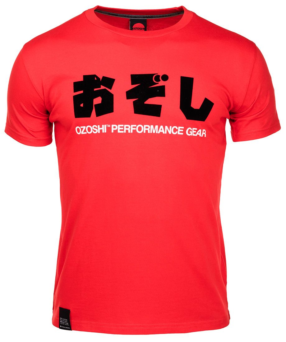 Ozoshi tričko pánske Haruki červený TSH O20TS011
