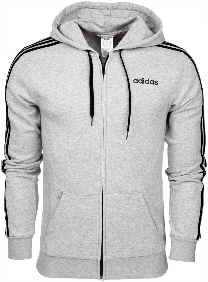 adidas Mikina Pánske Essentials 3S FZ FL DU0476