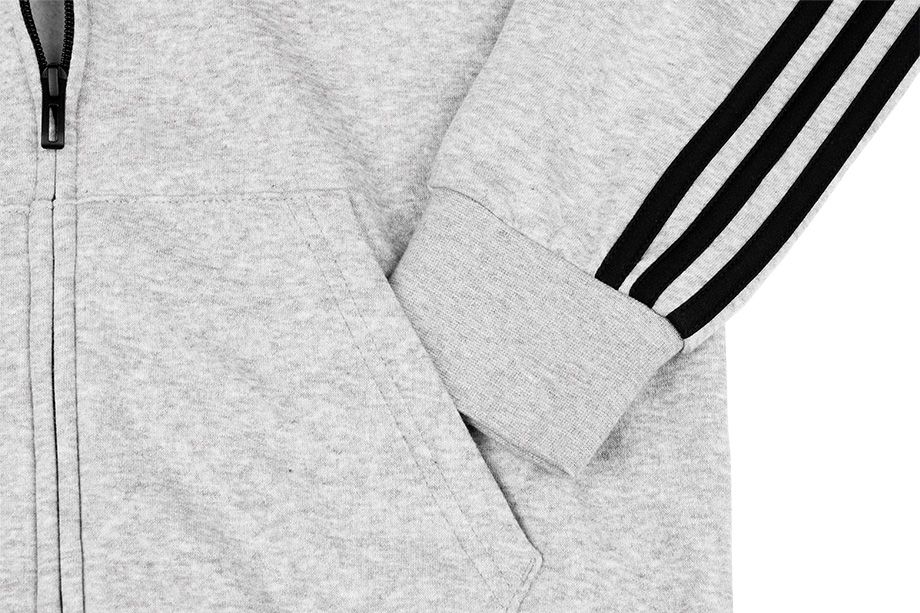 adidas Mikina Pánske Essentials 3S FZ FL DU0476