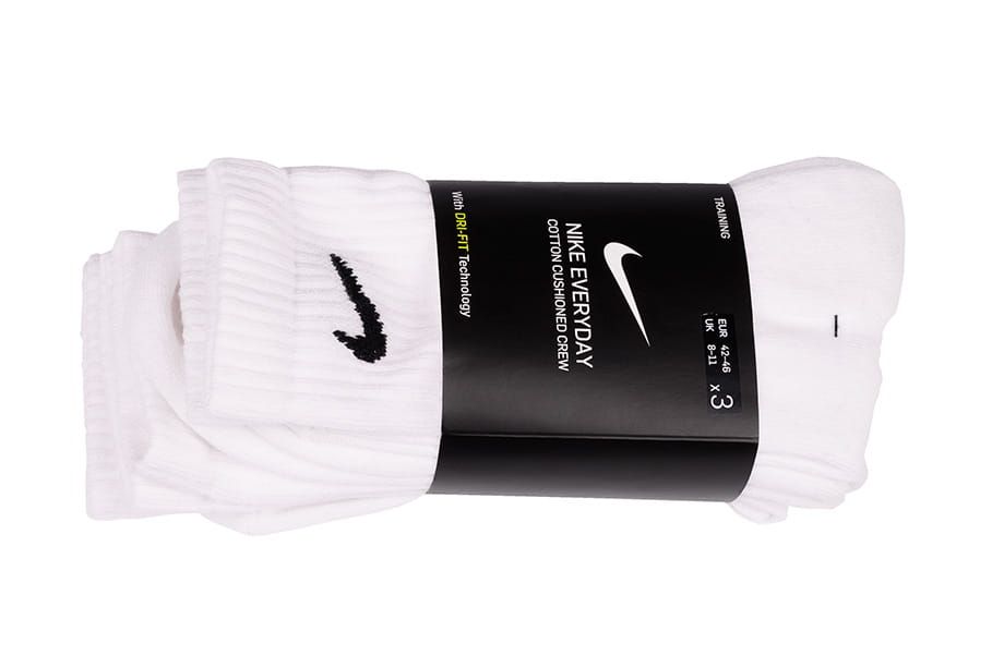 Nike Ponožky Everyday Cushioned Crew 3PACK SX7664 100