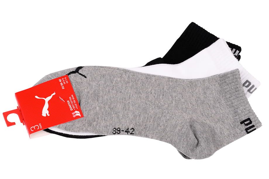 PUMA Ponožky Quarter Plain 3-PACK 271080001 882