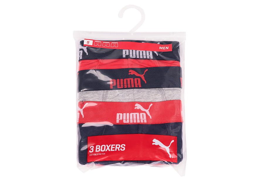 PUMA Pánske boxerky Basic Number 1 Boxer 3Pak 681005001 831