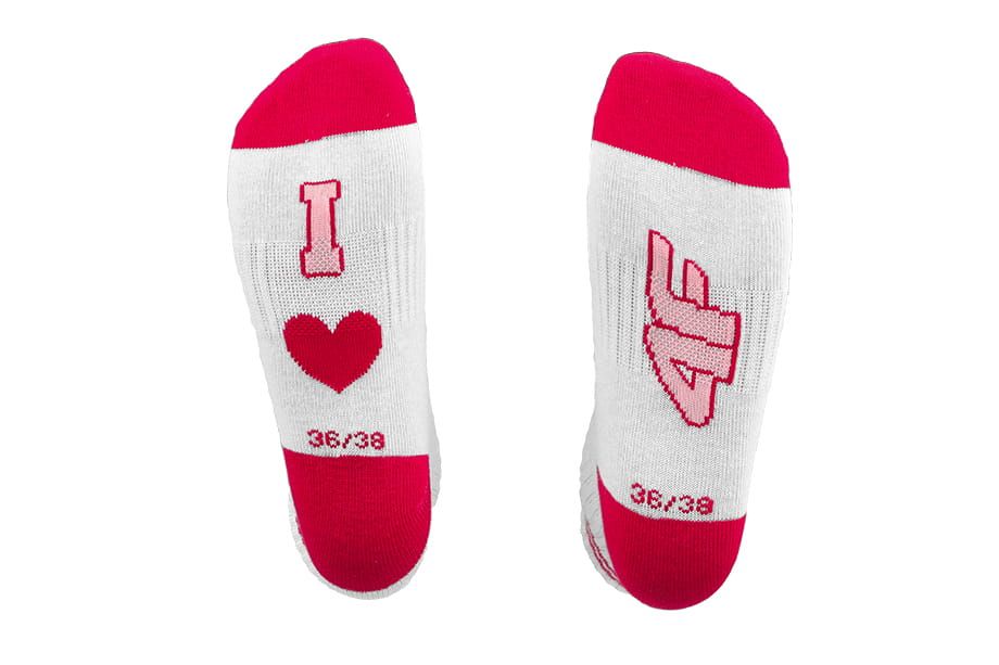 4F Ponožky pre dievča 2 páry JAW22USOCF061 90S