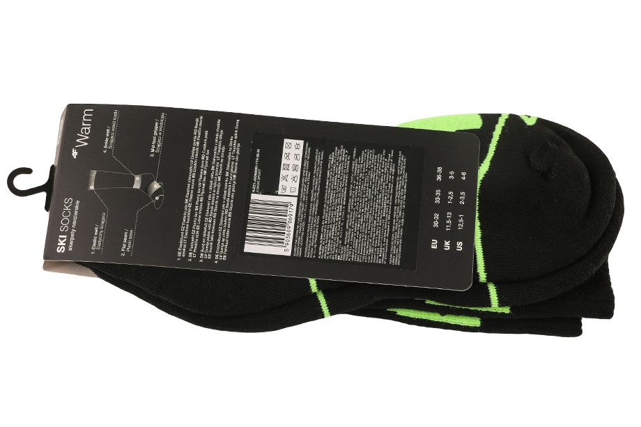 4F Chlapčenské lyžiarske ponožky HJZ21 JSOMN001 71N