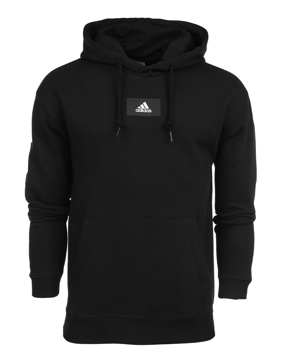 adidas Pánské Mikina Essentials FeelVivid Cotton Fleece Drop shoulder Hoodie HK2829