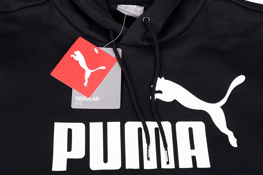 PUMA Pánská Mikina Essentials Hoody Fleece Big Logo 851743 01