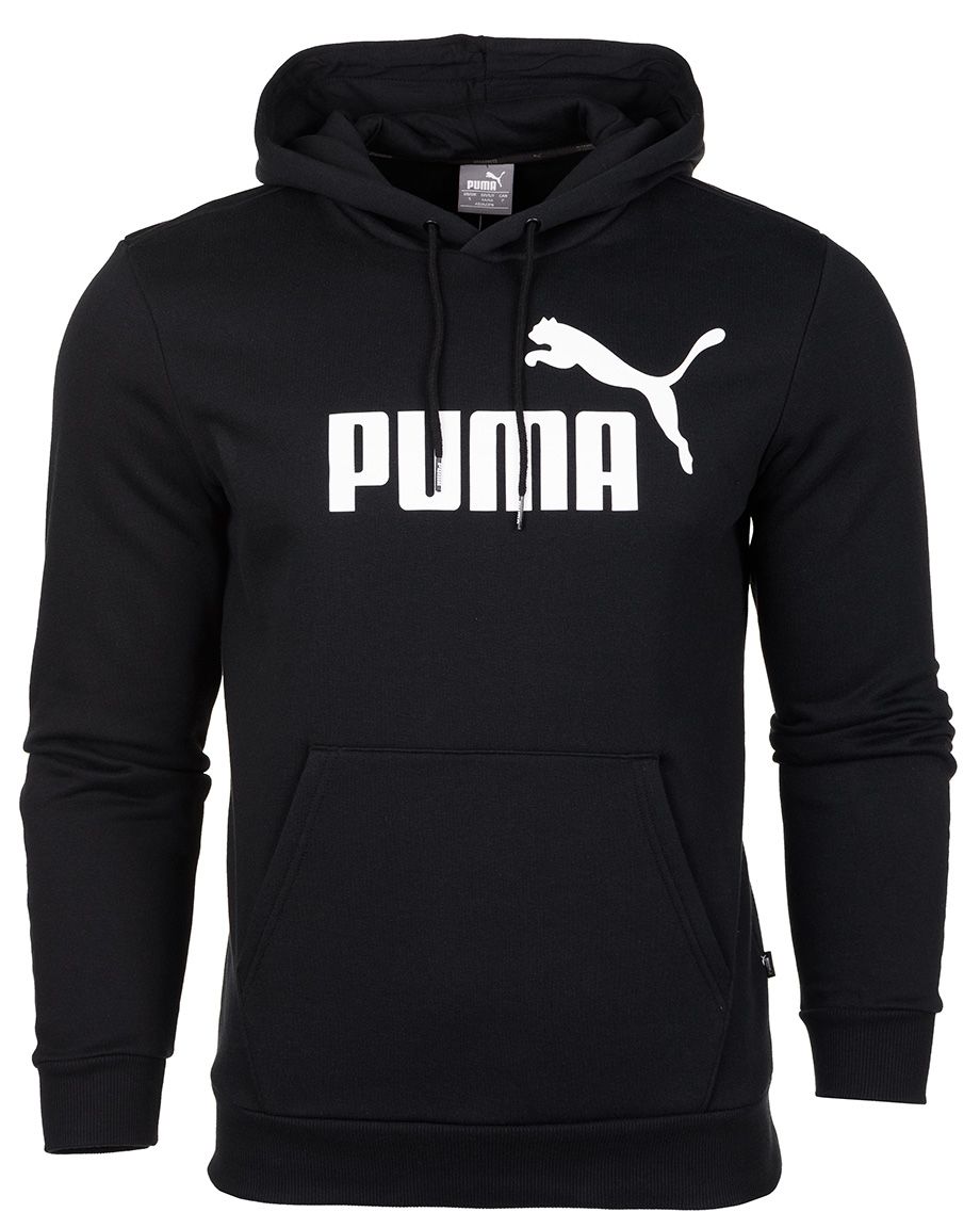 PUMA Pánská Mikina Essentials Hoody Fleece Big Logo 851743 01