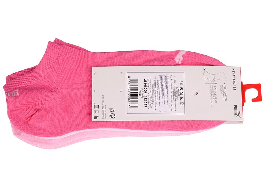 Puma Ponožky Unisex Sneaker Plain 3Pack 906807 04