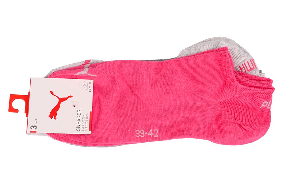 Puma Ponožky Unisex Sneaker Plain 3Pack 906807 12