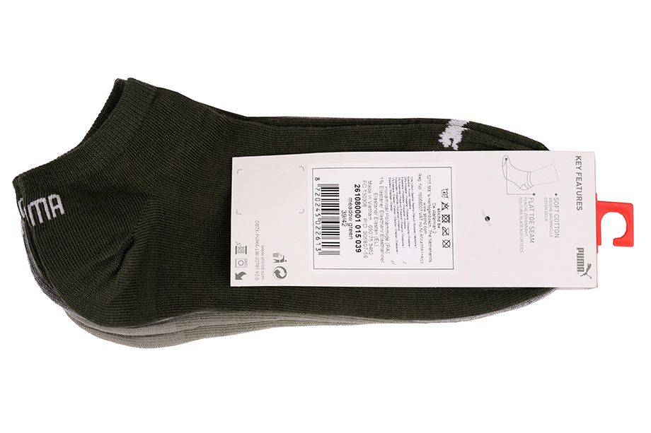 Puma Ponožky Unisex Sneaker Plain 3Pack 906807 56
