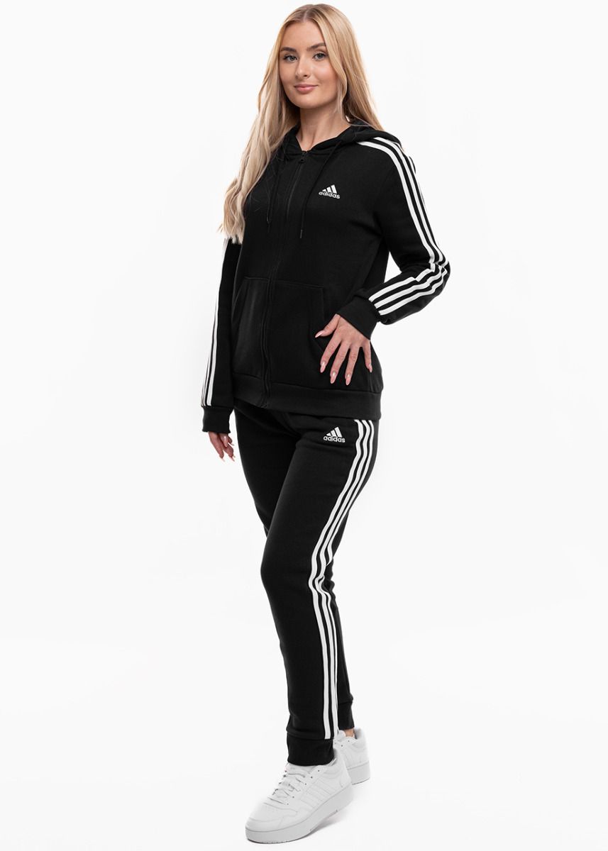 adidas Dámska tepláková súprava Essentials 3-Stripes Full-Zip Fleece HZ5743/HZ5753