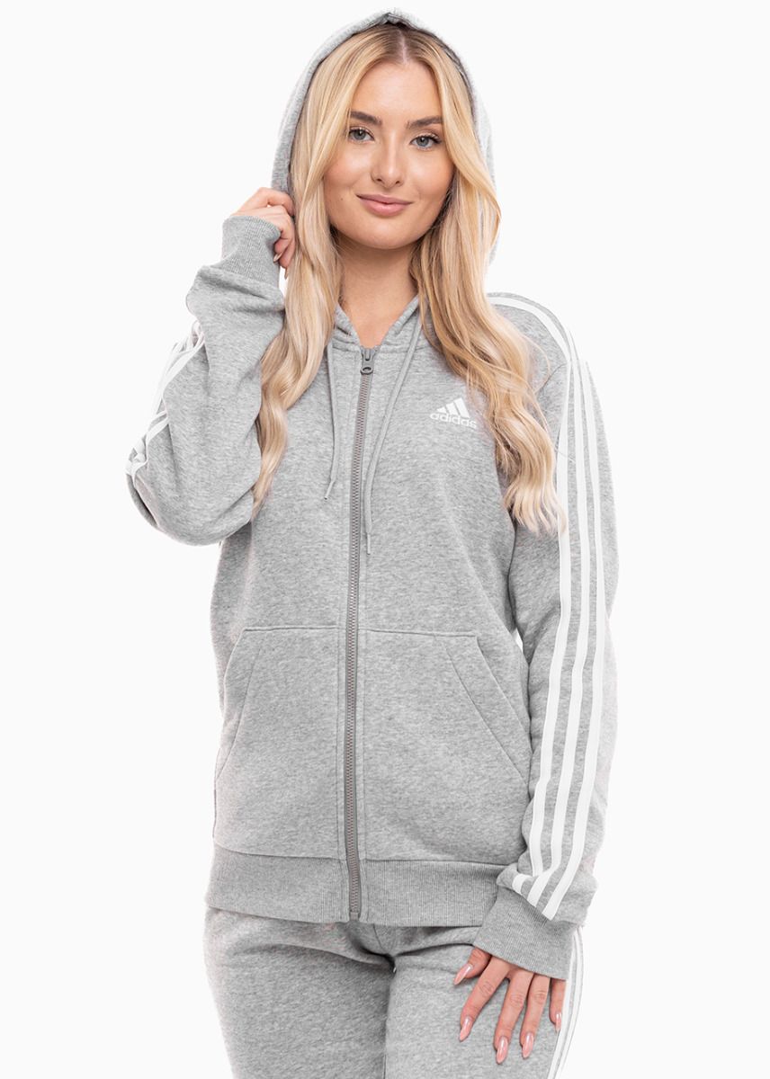 adidas Dámska tepláková súprava Essentials 3-Stripes Full-Zip Fleece IM0236/IL3282