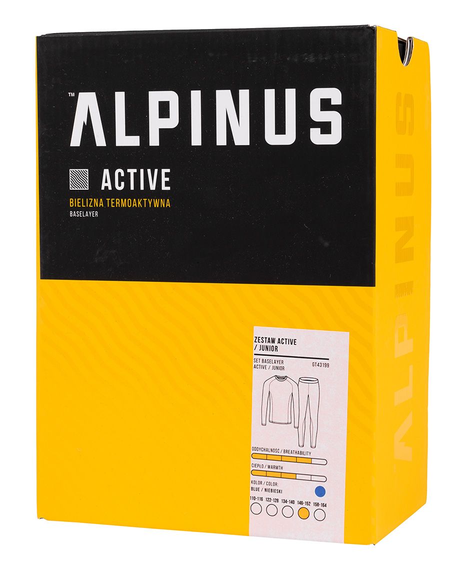 Alpinus Termoaktívne spodné prádlo pre deti Active Set GT43199