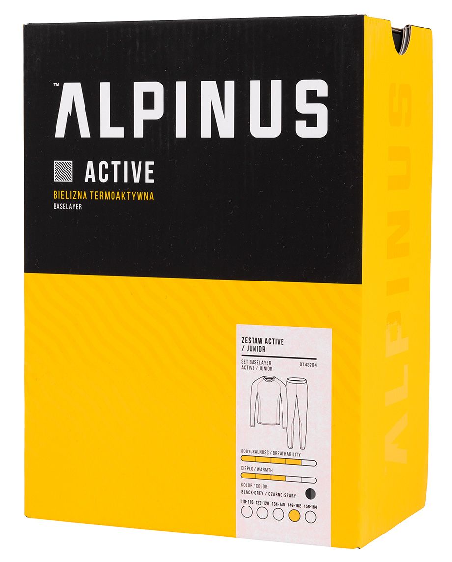Alpinus Termoaktívne spodné prádlo pre deti Active Set GT43204