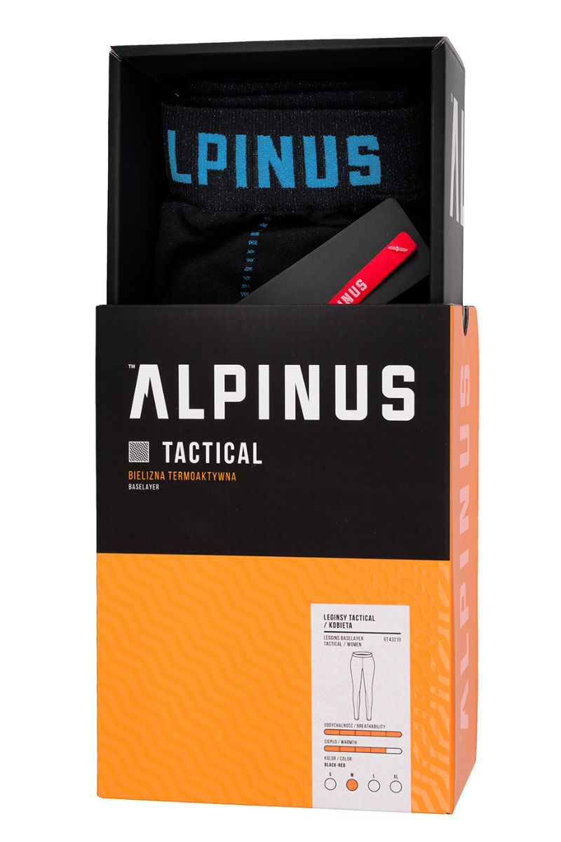 Alpinus Termoaktívne dámske nohavice Tactical Base Layer GT43215