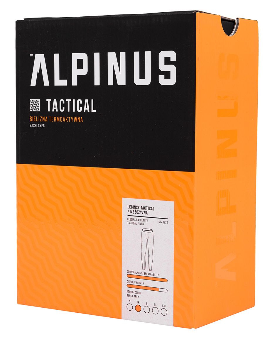 Alpinus Pánske termoaktívne nohavice Tactical Base Layer GT43224