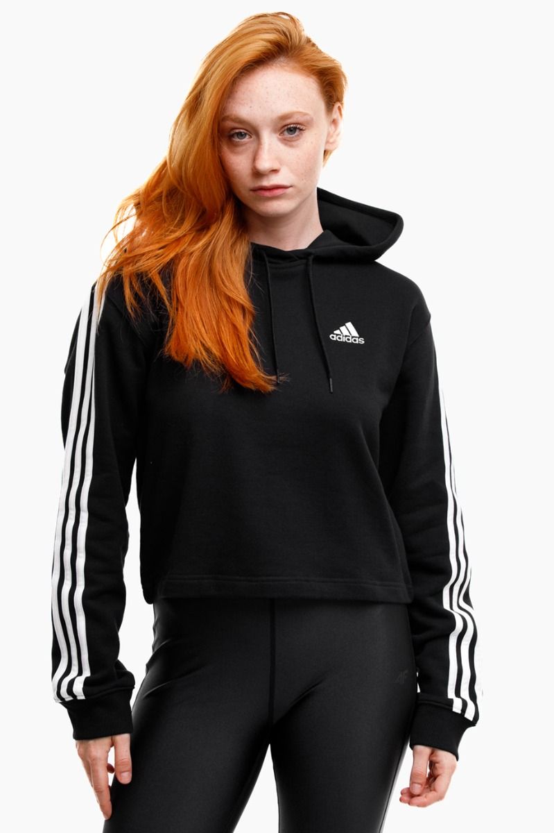 adidas Dámska mikina Essentials 3-Stripes French Terry Crop Hoodie IC8767