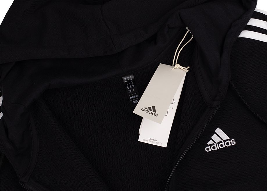 adidas Dámska mikina Essentials 3-Stripes FT Oversized Full-Zip Hoodie IC8782